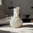 IMG_9717.jpeg Vase -Future- STL file, 3D model for 3D printing modern aesthetic vase decoration for living room floor vase artificial flowers vase gift