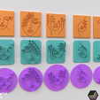 diseño-stamps-face2.png TAMPON POUR ARGILE POLYMÈRE IMPRIMÉ EN 3D-3D TAMPON POUR ARGILE POLYMÈRE IMPRIMÉ EN 3D- SILHOUETTES DE VISAGES FÉMININS-LORREN3D