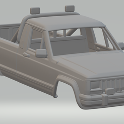 0.png Download STL file jeep comanche • 3D print template, gauderio