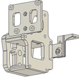 New_Carriage_Parts_Only_Left.PNG Revised MGN12H Carriage for BMG and BLTouch with RJ45 mounts, "Over the Top" Style