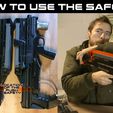 8-tip-safety-use.jpg UNW P90 styled Bullpup for the Tippmann 98 Custom NON-Platinum edition (the DOVE tail version)