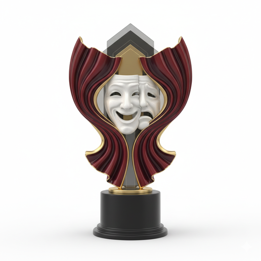 Theater Trophy – Performing Arts Award 3D Model