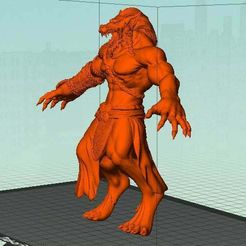 Snap98.jpg Free STL file Wolfman・3D printing template to download