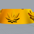 cannabis-ashtray.7.b.png Cannabis themed 3D Printed Cup Holder for Used Tea Bags and Teaspoons