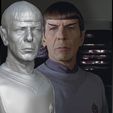 Spock_0007_Слой 15.jpg Mr. Spock from Star Trek Leonard Nimoy bust