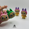 labu4.png Labubu Clicker Keychain (Face Clicks)
