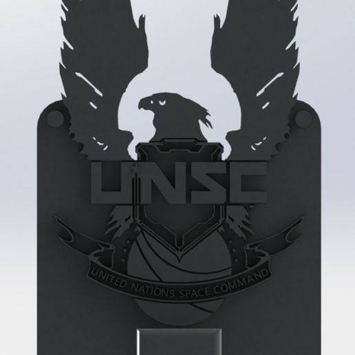 UNSC Halo Headphone holder 3D model