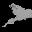5.png Topographic Map of England – 3D Terrain