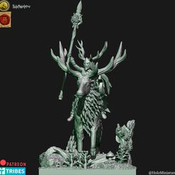 feaycdvdf-kopie.jpg Fichier 3D elfes des bois, seigneur sur un cerf・Plan à imprimer en 3D à télécharger, HoloMiniatures