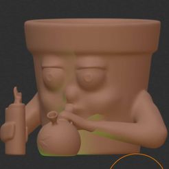 370854394_10158956870016213_7291830679028963425_n.jpg STL-Datei Hoher Topf-Pflanzenhalter・Design zum Herunterladen und 3D-Drucken