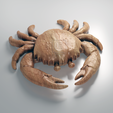 1.png Crab Shaped Jewelry Box - Digital Files for CNC Router in STL format
