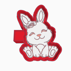 bunny.png Cute Bunny Air Freshener Mold