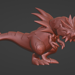 dertyj.png Fichier STL Tyrantrum STL・Design imprimable en 3D à télécharger