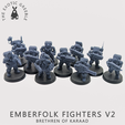 V2-Front.png OBJ file Emberfolk Fighters・3D printable design to download