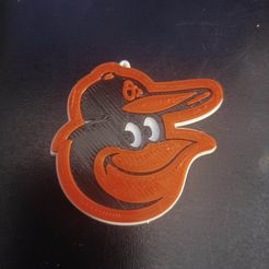 orioles-keychain.jpg Fichier STL Porte-clés Orioles de Baltimore・Objet imprimable en 3D à télécharger