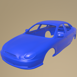 d27_013.png Archivo STL Ford Taurus 1996 IMPRIMIBLE CARROCERIA・Plan de impresora 3D para descargar