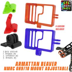 Armattan-Beaver-NamelessRC-Naked-GH10-1.jpg STL-Datei Armattan Beaver NamelessRC Naked Gopro Hero 9/10/11 Halterung・3D-druckbare Vorlage zum herunterladen