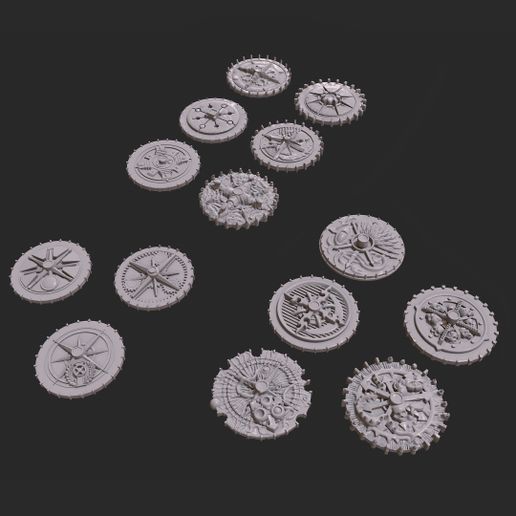 resize-bases.jpg 32mm Raumschiff-Flugbasen - Full Faction Pack