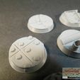 IMG_2348.jpg Ten 25mm Industrial Themed Miniature & Model Bases