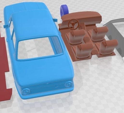 🚗 BMW 2002 1968 Printable Car・ 3D File for 3D printing・Cults