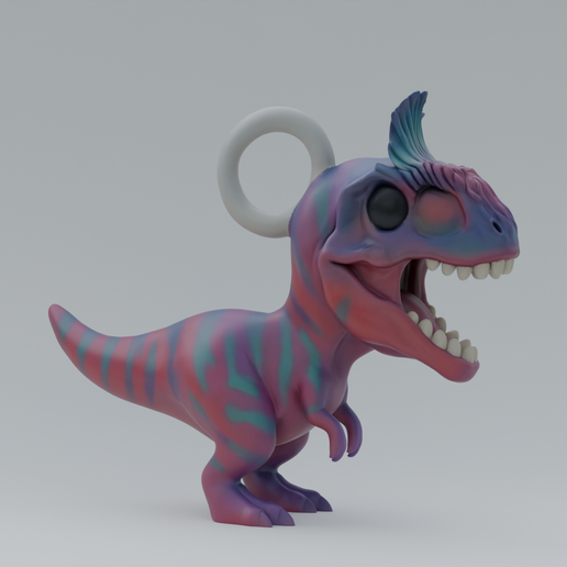 Cryolophosaurus Chibi Keychain