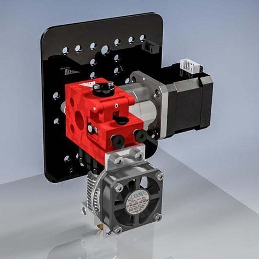 TEVO Black Widow stock tool print head - 3D model önizlemesi