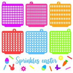 easter.png 6 Stencils to make easter sprinkles - easter sprinkle maker