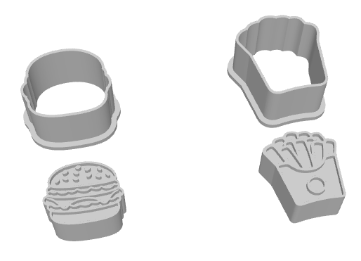 BRIGADEIRO EJECTOR - HAMBURGER AND POTATO KIT