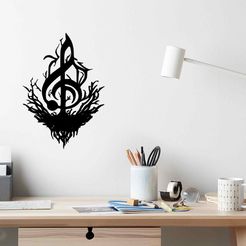 RB_Art_Hangings_Template.jpg Fichier STL Art mural de la musique - Trebel Cleff Tree・Objet imprimable en 3D à télécharger
