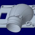 40W-Abdeckhauhaube-mit-Schlauchanschluss-D36.jpg Air intake flange for 40W laser from Snapmaker