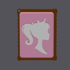 Barbie-princess.jpg Archivo STL BARBIE SILHOUETTE COOKIE - Princesa・Modelo de impresora 3D para descargar