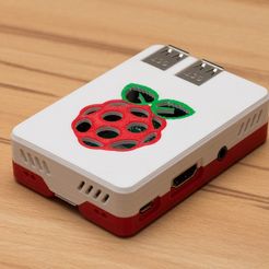 DSC_7598.jpg Free STL file Malolo's screw-less / snap fit Raspberry Pi 3 Model B+ Case & Stands・Design to download and 3D print