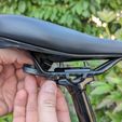 PXL_20230906_163401577.jpg STL file Apple AirTag mount bike e-bike saddle・3D printing design to download