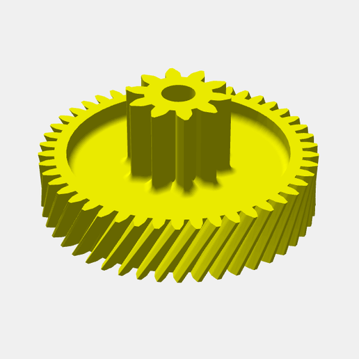 Sigma PCC155 shredder gear - 3D model önizlemesi