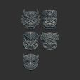 Tiki-Tribal-Masks-3D-Bas-Relief-Models-Collection-3.jpg Tiki Tribal Masks 3D Bas-Relief Models Collection
