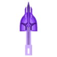 Extended rear weapon2.stl Garuda Phoenix Crushgear