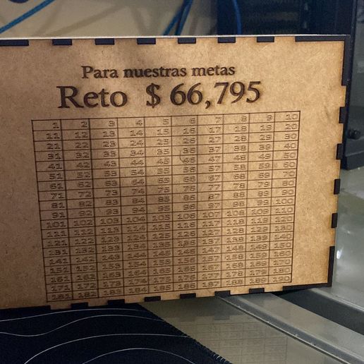 alcancia reto año  66 mil pesos 3D model