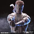 | 4 \ | / Damian,S. Ieee Cy RS valine 3D Dm ie ble Sculpt Solid Snake - Metal Gear Fan Art 3D Print