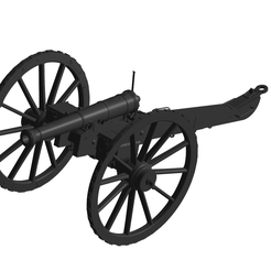 1.png 3D file Gun carriage・3D print model to download