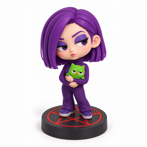 Lily Duolingo - Chibi