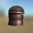 A2.png Medieval Barbute Helmet