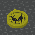wolverine-bambu.png Wolverine Rotating Fidget Keychain