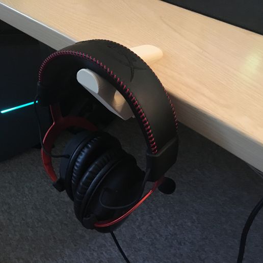 1.JPG Headphone Holder Desk Mount