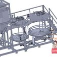 industrial-3D-model-Starch-cooking-equipment3.jpg modèle industriel 3D équipement de cuisson de l'amidon