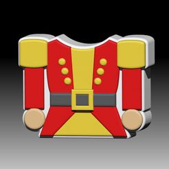 NutcrackerChest.jpg STL file NUTCRACKER CHEST SOLID SHAMPOO AND MOLD FOR SOAP PUMP・3D printable model to download
