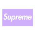Supreme.stl SUPREME STENCIL