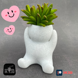 3.png CHUNKY PEOPLE PLANTER SITTING HOLDING HEAD - NO SUPPORTS