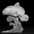 A3.jpg Koi Fish 3D print model
