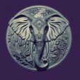 03.jpg elephant medallion for casting