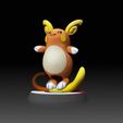 Aloran-Raichu01.jpg STL file Pikachu Evolution- FAN ART - POKÉMON FIGURINE - 3D PRINT MODELHERACROSS・Design to download and 3D print, adamchai